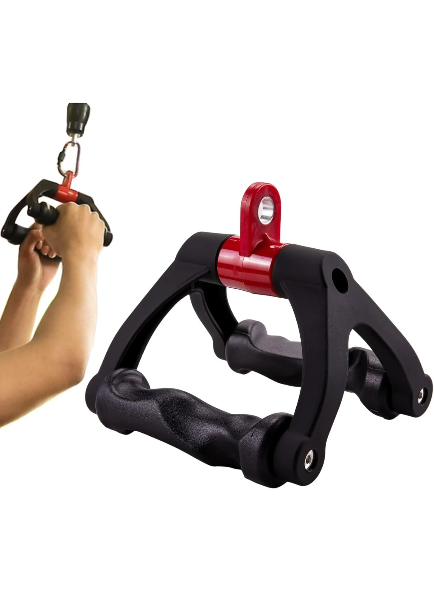 Oasisgalore V-Shaped Cable Machine Handle Attachment Heavy Duty Exercise Grip for Home Gym (1 Piece) 2yo0j