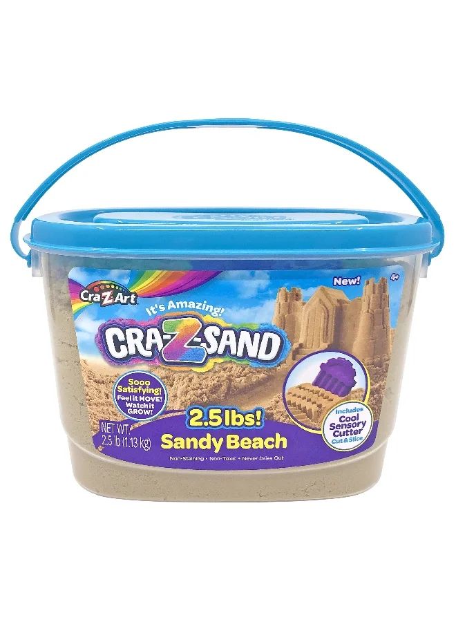 Cra-Z-Art Sandy Beach Modeling Sand Craft Set with Molds and Tools (1.13 kg) p9quf