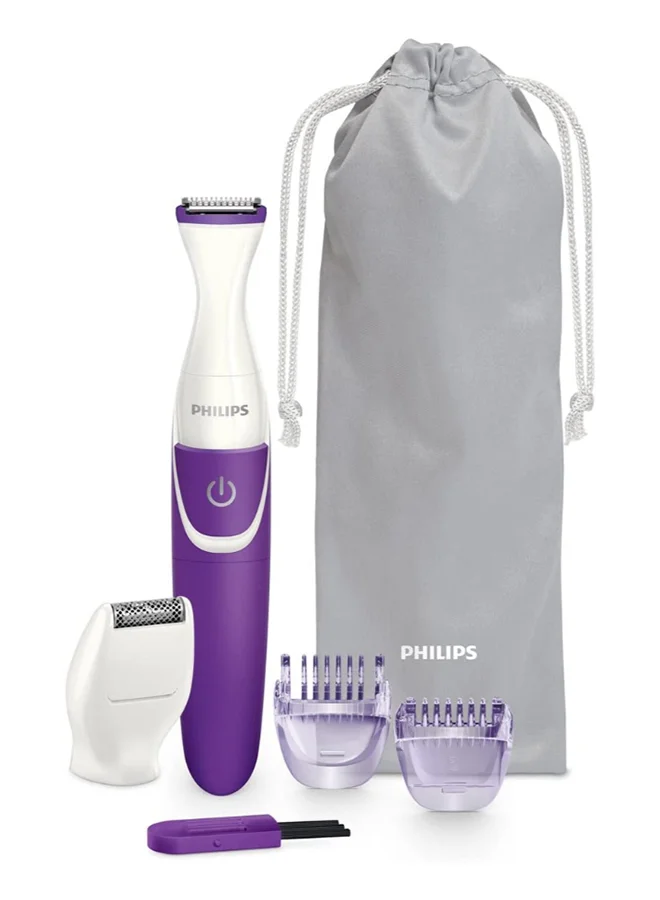 Professional Bikini Trimmer Precision Grooming Tool for Women (White, Compact) 618vu
