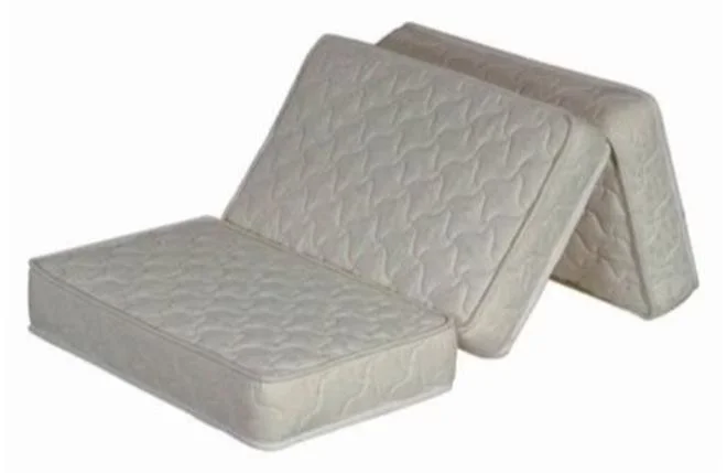 INFINI HOMES Single Folding Mattress High Density Foam Premium Comfort (White, 90x180x7 cm) 33y9y