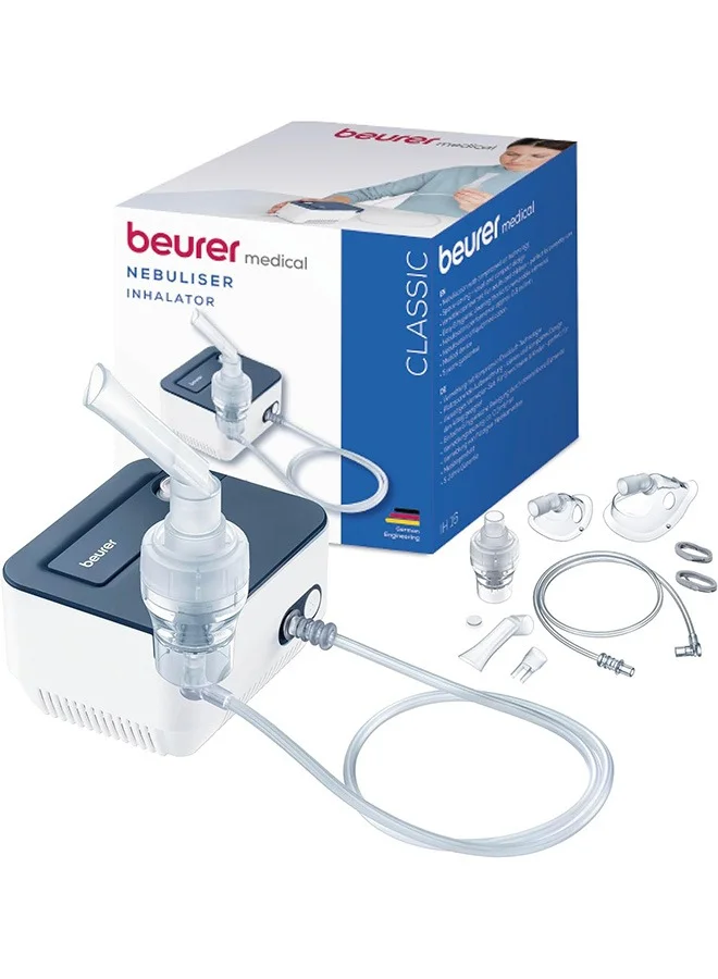 Premium Portable Nebulizer System for Respiratory Support (Blue/White, Compact Design) b6hrx