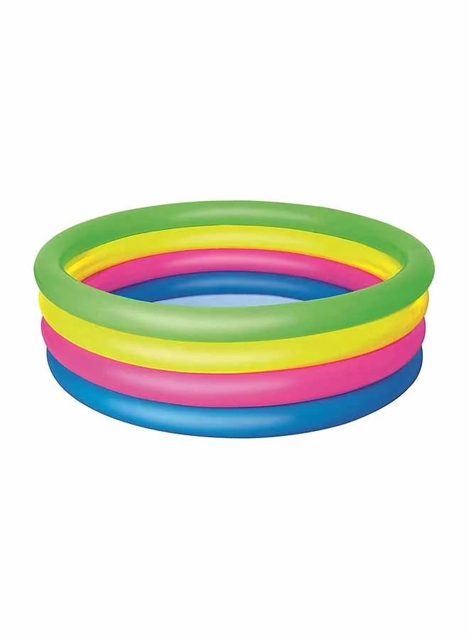 Premium Inflatable Round Play Pool Durable Polypropylene Construction for Kids and Family (157x46cm) k274k