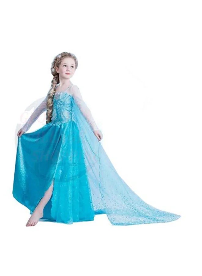 Loquat Fairytale Princess Cosplay Costume Set with Accessories for Kids (32.6x16.1x6.2cm) qk3go