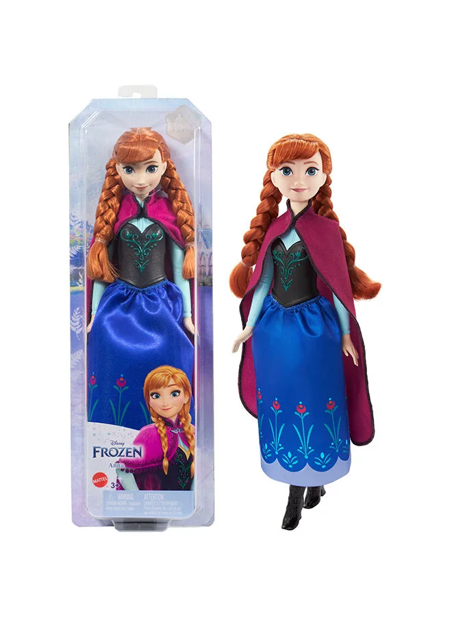 Premium Animated Character Fashion Doll Anna (Plastic, 28 cm) For Kids cgkzo