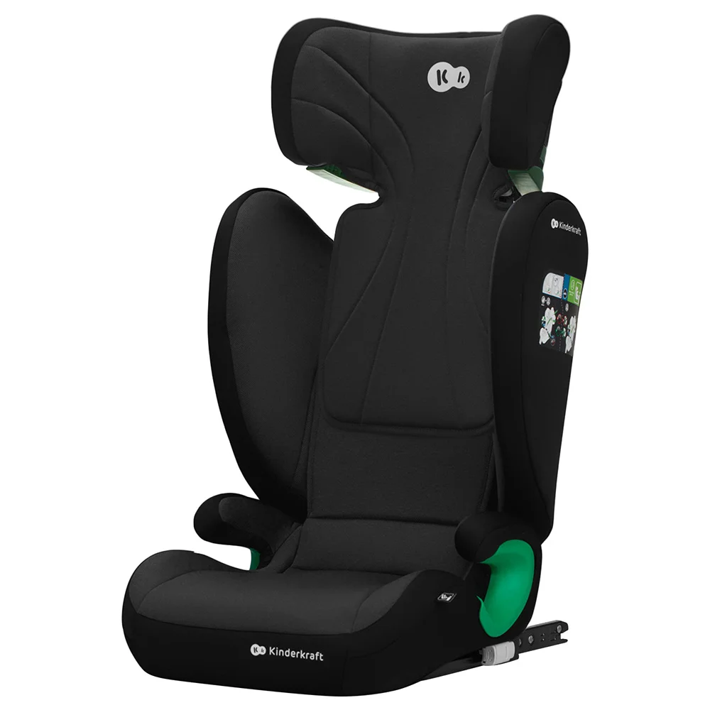 Kinderkraft Junior Fix 2 i-Size Convertible Car Seat with ISOFIX System (Graphite Black, 100-150 cm) ch8j1
