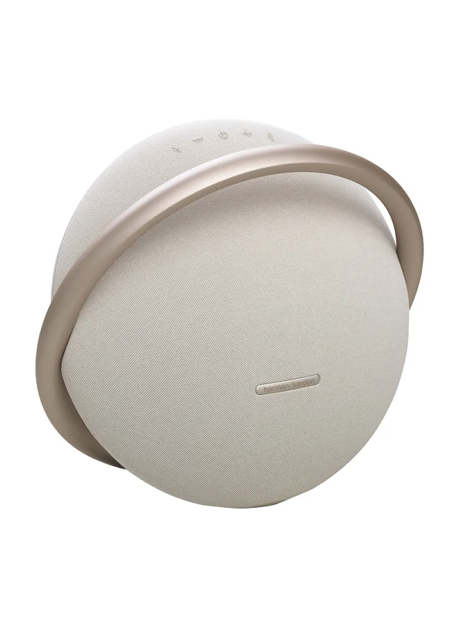 Premium Portable Stereo Bluetooth Speaker Wireless High-Fidelity Audio System (Beige, 1 Unit) 2deb8