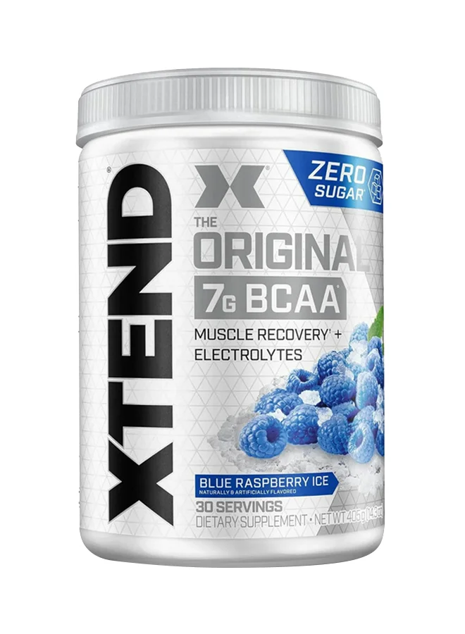 Premium BCAA Muscle Recovery Supplement Powder (Blue Raspberry, 405 g, 30 Servings) 701al