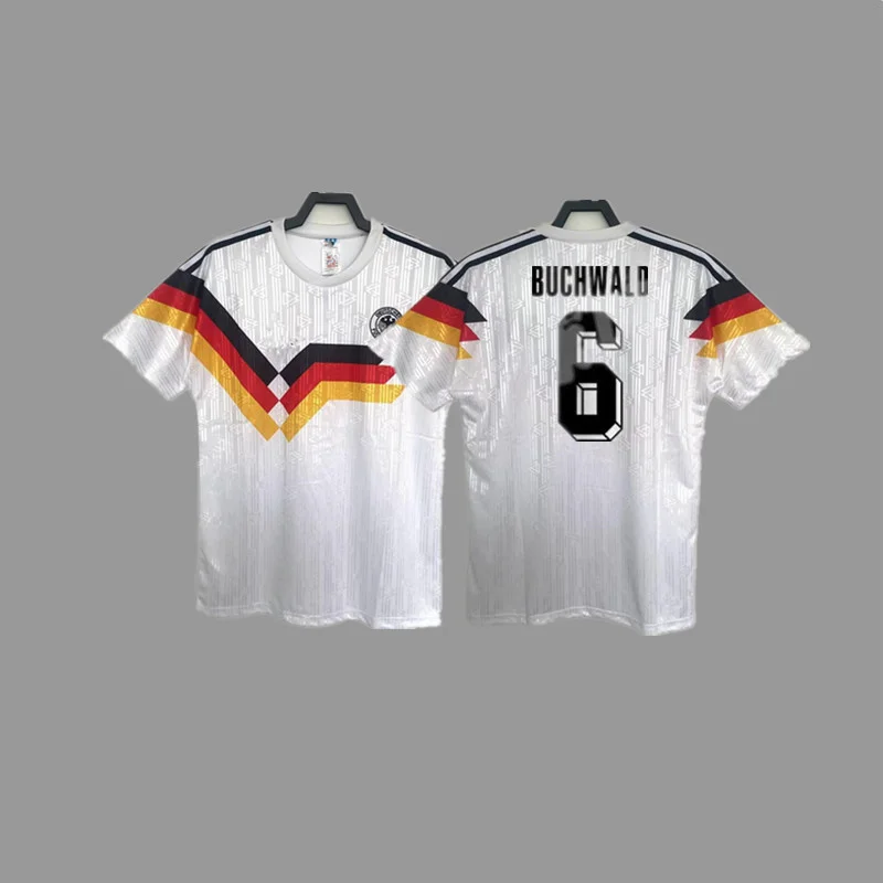 Vintage Germany National Football Team Jersey Premium Retro Soccer Shirt (Adult, Large) 35e4s