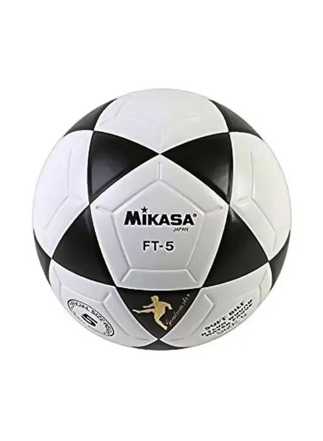 Mikasa FT-5 Football Professional Match Grade Soccer Ball (Size 5, White and Black) 97wsp