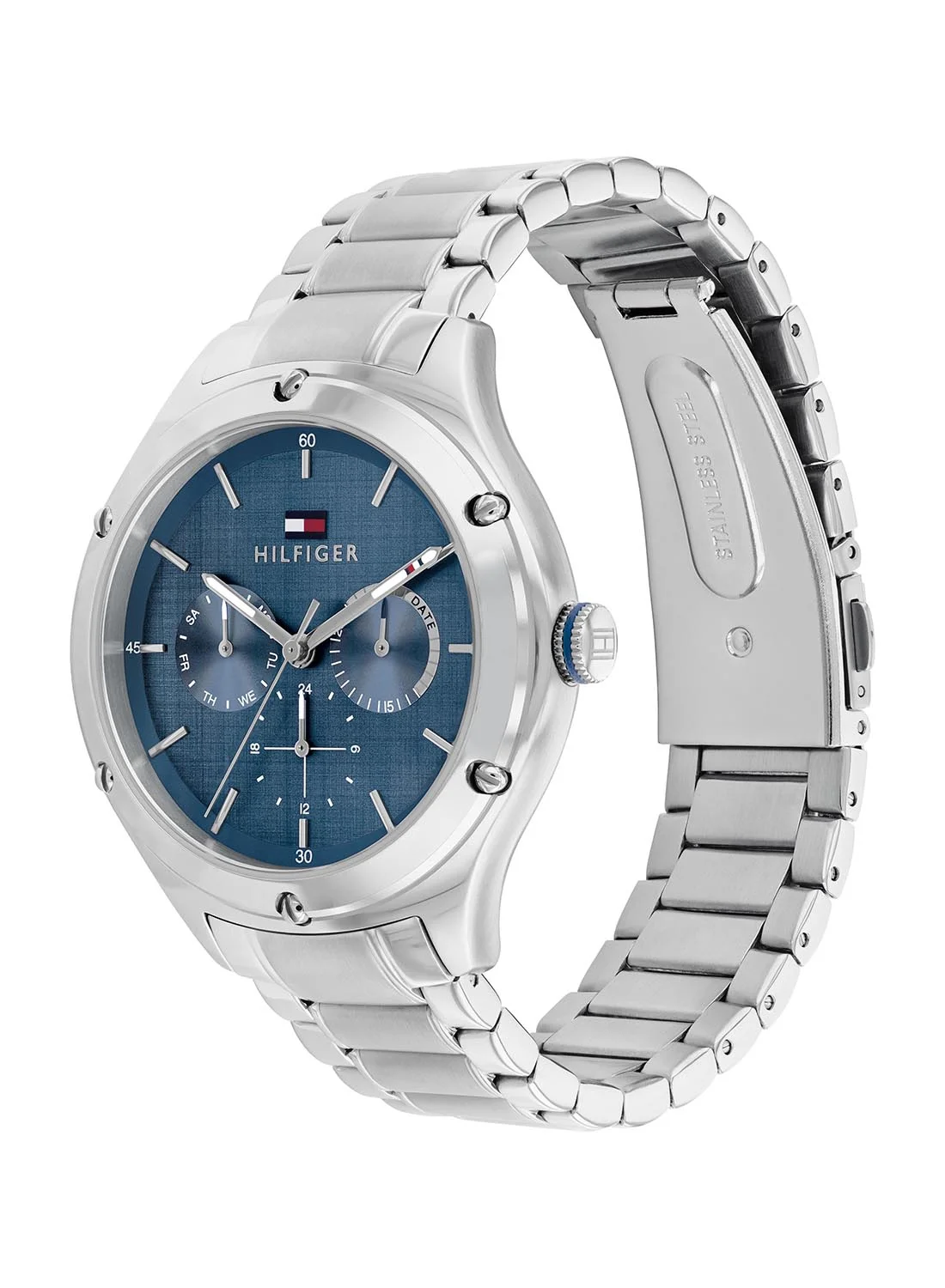 Premium Analog Round Stainless Steel Wrist Watch for Women (41 mm) p3kgv