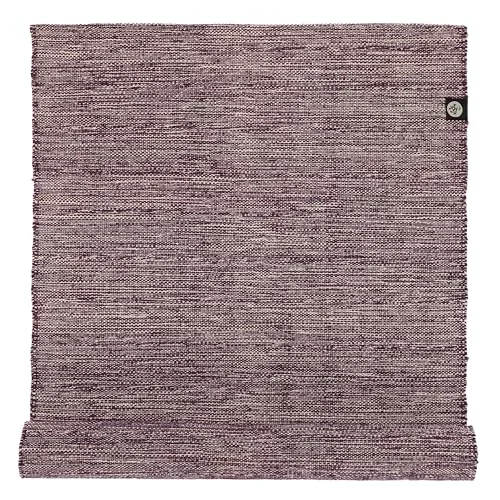 Premium Natural Cotton Yoga Rug Foldable Non-Slip Exercise Mat for Meditation and Outdoor Practice (180 x 66 cm) t4mrh