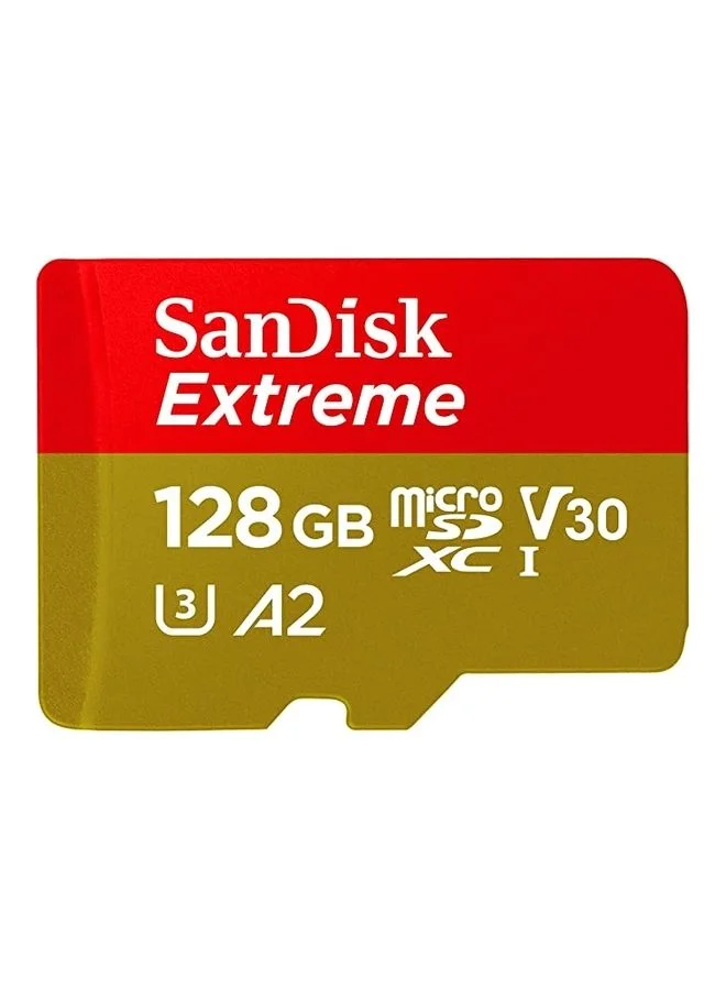 Premium Extreme microSDXC Memory Card UHS-I A2 V30 U3 C10 High-Speed Data Storage for Smartphones and Cameras (128 GB) ziv78