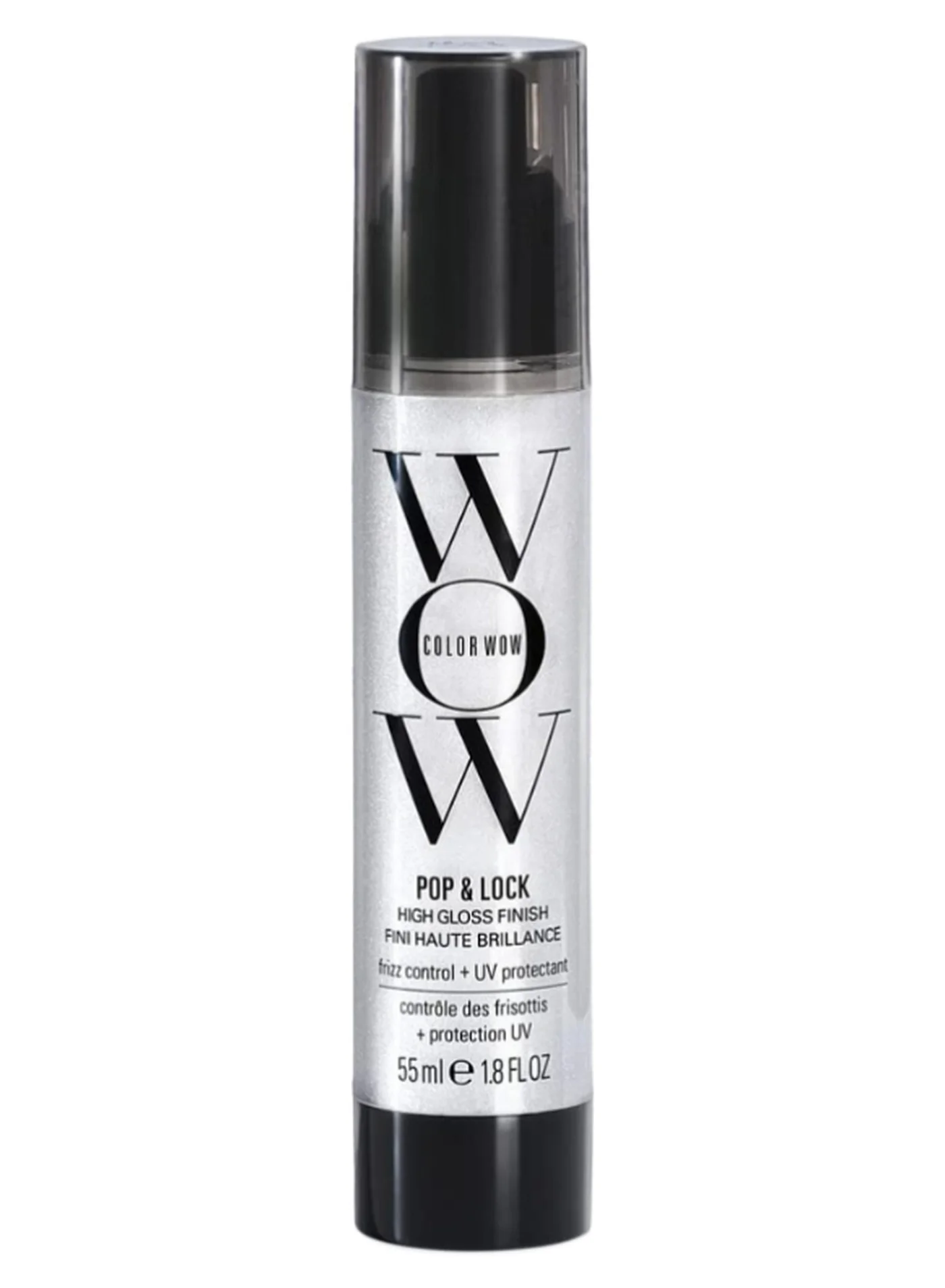 Color Wow Pop & Lock High Gloss Shellac Serum for Frizz Control and Radiant Shine (Silver, 55 mL) hxh0x