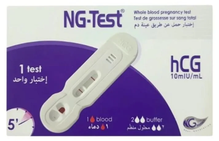 Ng-Test Whole Blood Pregnancy Test Kit (1 Pack) - Rapid Diagnostic Home Testing 5we89