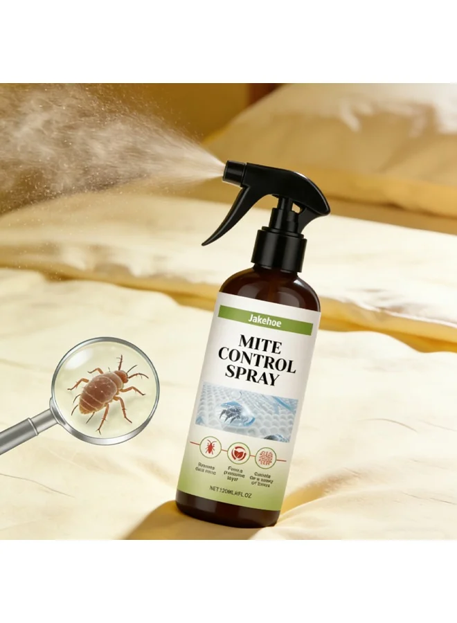 Jakehoe Mite Control Spray Plant-Based Formula for Bedding and Furniture (120 mL) w7hss