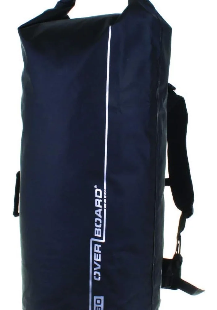 Premium Waterproof Dry Storage Bag Heavy-Duty Roll-Top Gear Sack for Outdoor Adventure (Black, 60 L) qhm83