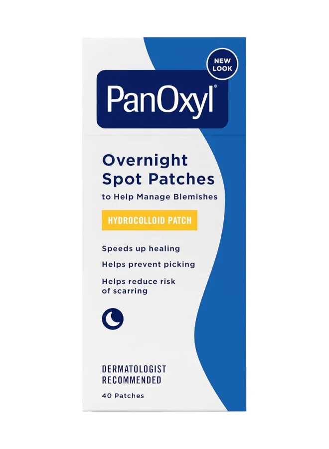 PanOxyl Overnight Hydrocolloid Spot Patches for Blemish Care (40 Patches) 6g0hz