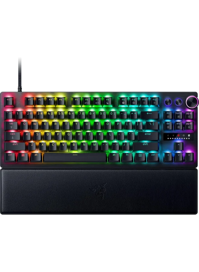 Premium Mechanical Gaming Keyboard with Analog Optical Switches and PBT Keycaps (Black, Full-Size) o8th5