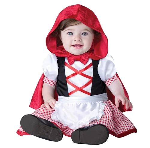 Little Red Riding Hood Costume for Baby Girls (Red, 12-18 Months) pli44