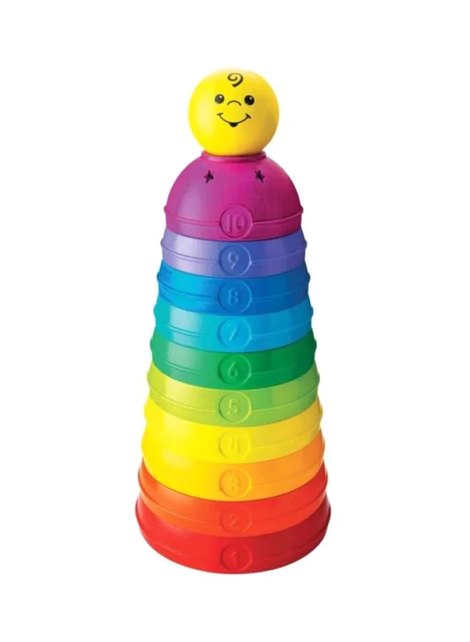 Stacking and Rolling Cups Developmental Toy Set for Toddlers (10 Pieces) hqg9c