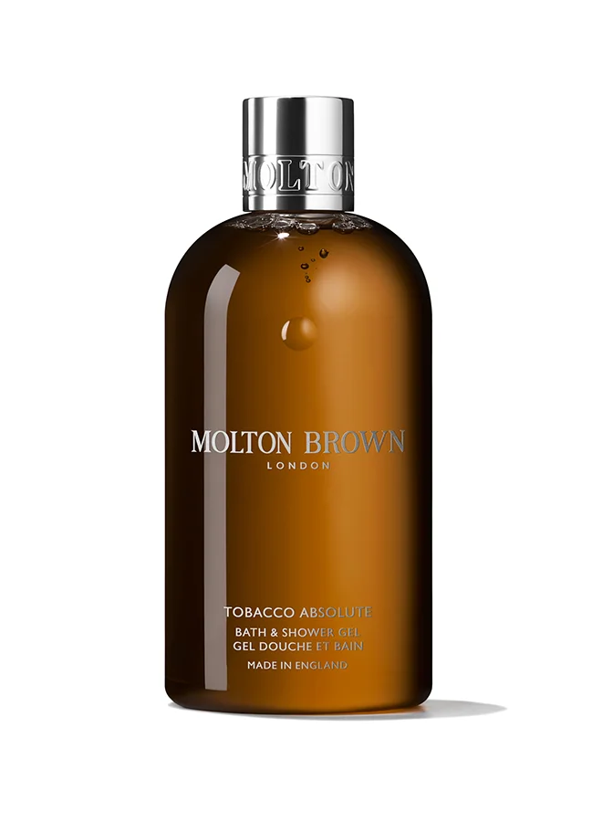 MOLTON BROWN Tobacco Absolute Bath & Shower Gel Premium Fragranced Body Wash (300 mL) rjm8b