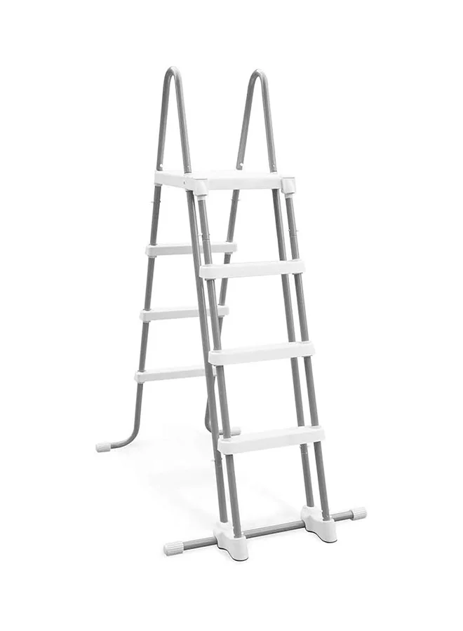 Premium Above Ground Pool Ladder with Removable Safety Steps (Metal, 107 cm) uj1n1