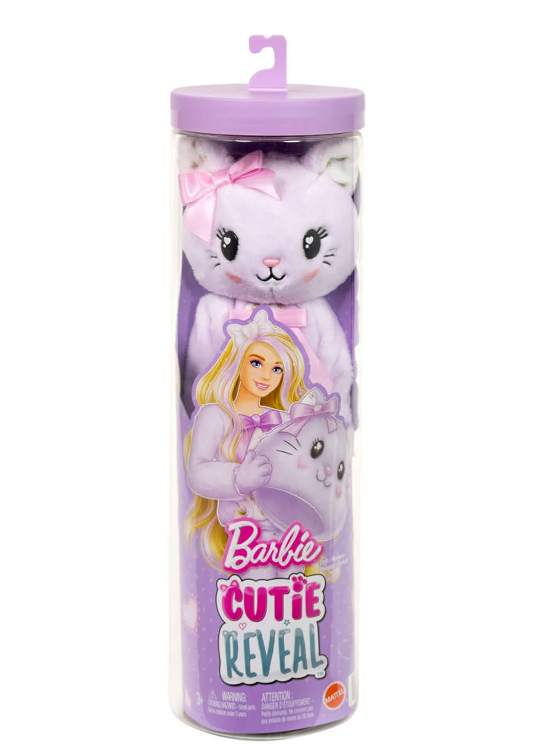 Fashion Doll Cuddly Series Kitten Playset with 10 Surprise Accessories and Color Change Feature (1 Doll) kitdn
