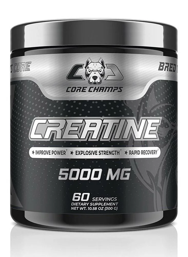 Core Champs Creatine Monohydrate Powder Premium Muscle Support Supplement (300g, 60 Servings) pj645