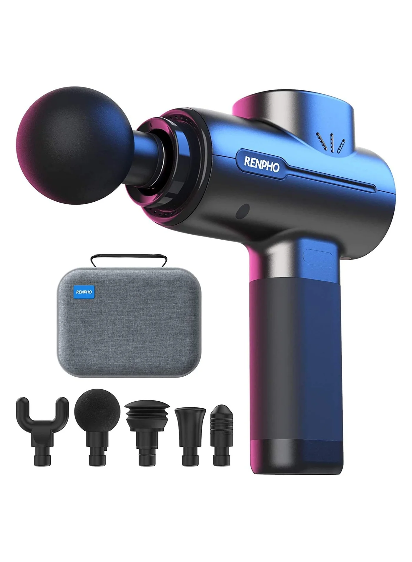 Premium Portable Deep Tissue Percussive Massage Gun for Muscle Recovery and Relaxation (Black) s2if5