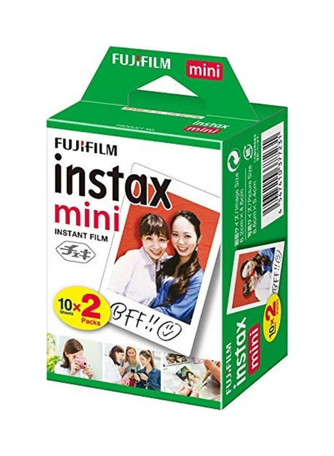 Premium Instant Film Camera Compact Portable Photography Device for Travel and Events (White) vj609