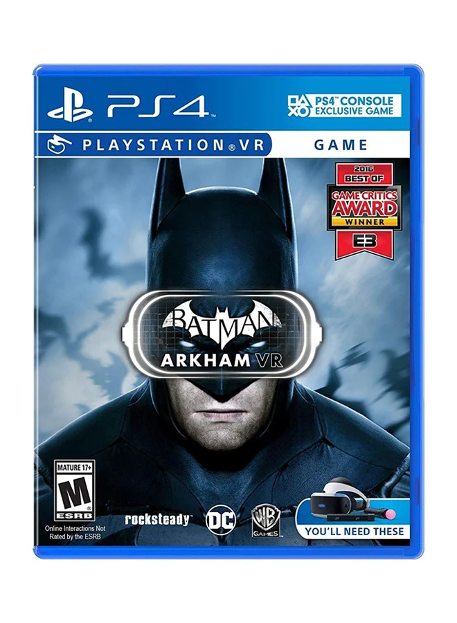 Batman Arkham VR Action Adventure Game for Console (International Version, Single Player) xxzh2