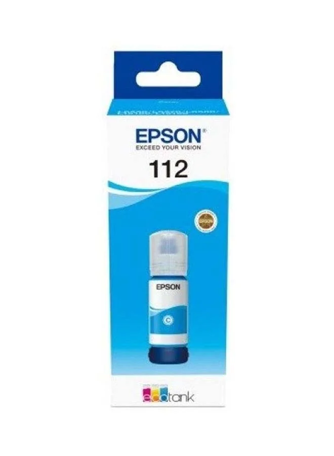 Premium Cyan Pigment Ink Refill for Eco-Tank Printers (70 mL) vnzt0