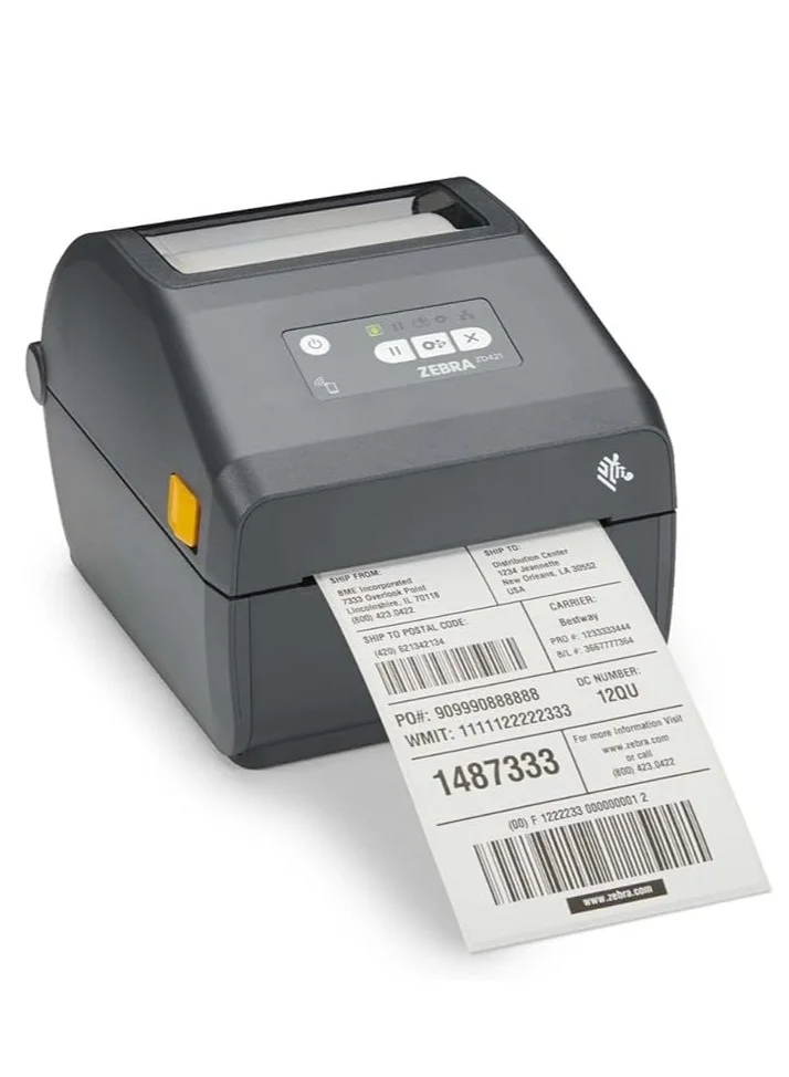 Premium Direct Thermal Label Printer 203 dpi with Ethernet and USB Connectivity for Logistics and Retail (1 Unit) zs1ni