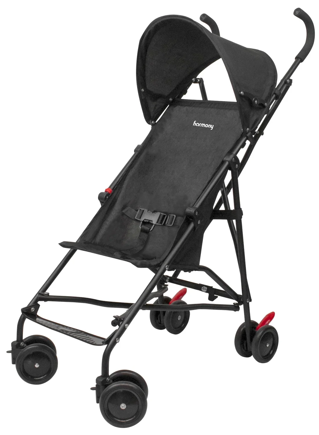 Harmony Litewave Deluxe Umbrella Stroller with Canopy, Lightweight Compact Design, Suspension Wheels, 3-Point Safety Harness (Up to 18.1 kg) myzuc