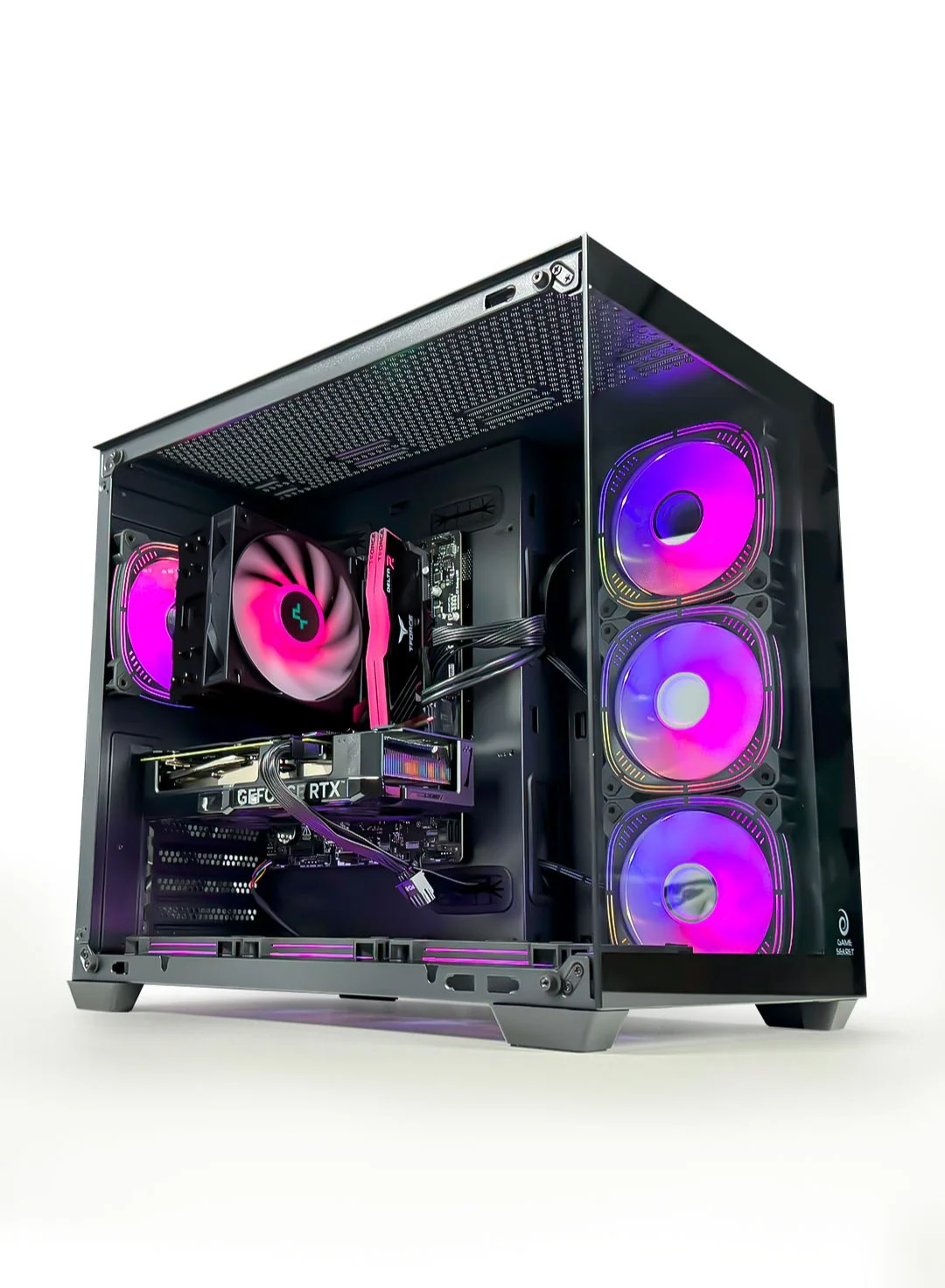 Game Sekret Infinity Gaming Desktop PC (Intel Core i5, 16GB RAM, 1TB SSD, 8GB GPU, Windows 11 Pro, Black) sdkee