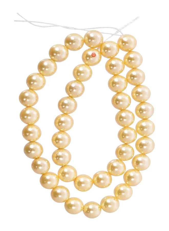 Eminent Gold Crystal Beads Premium Jewelry Making Supplies (Gold, 50 Pieces) 8ij8t