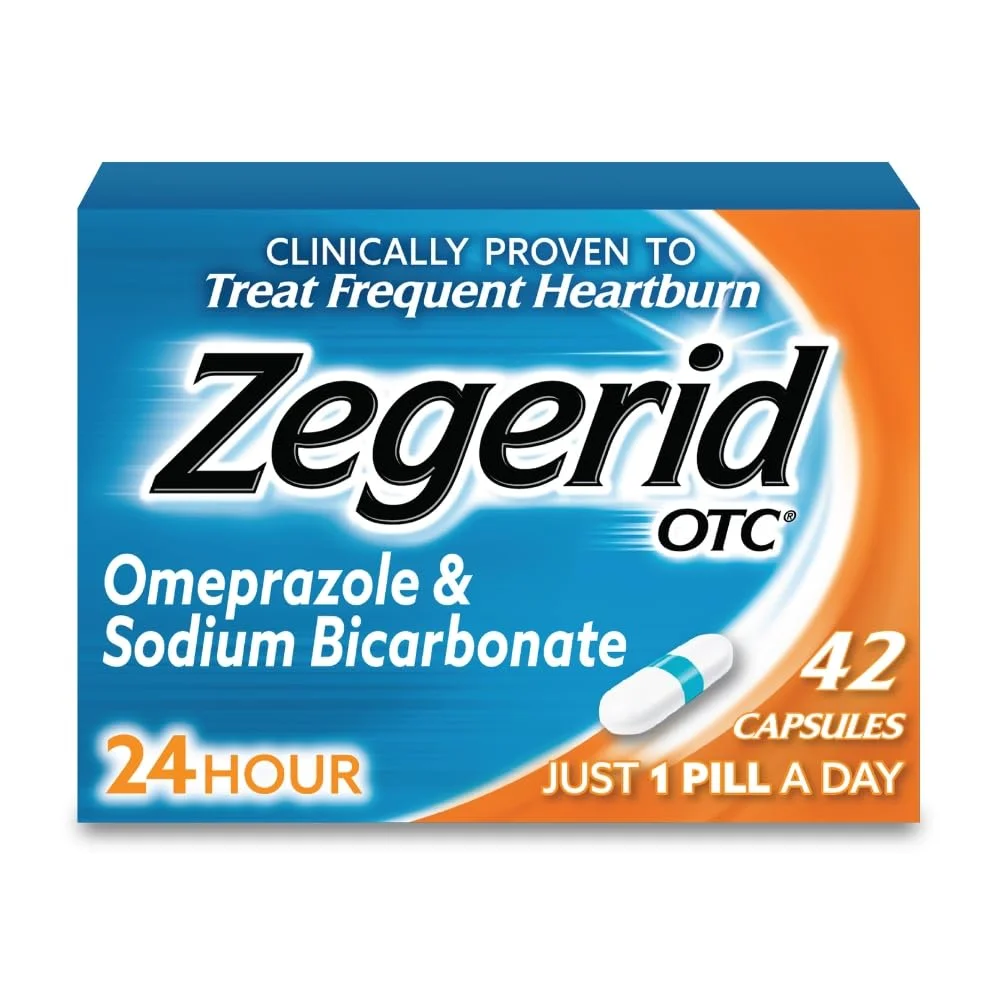Premium Acid Reducer and Heartburn Relief Capsules (20mg, 42 Capsules) yfjin