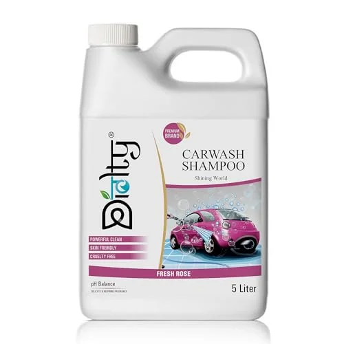 Diolty Premium Car Shampoo Concentrate pH Neutral Foam Wash (Rose Scented, 5 L) xlt3a