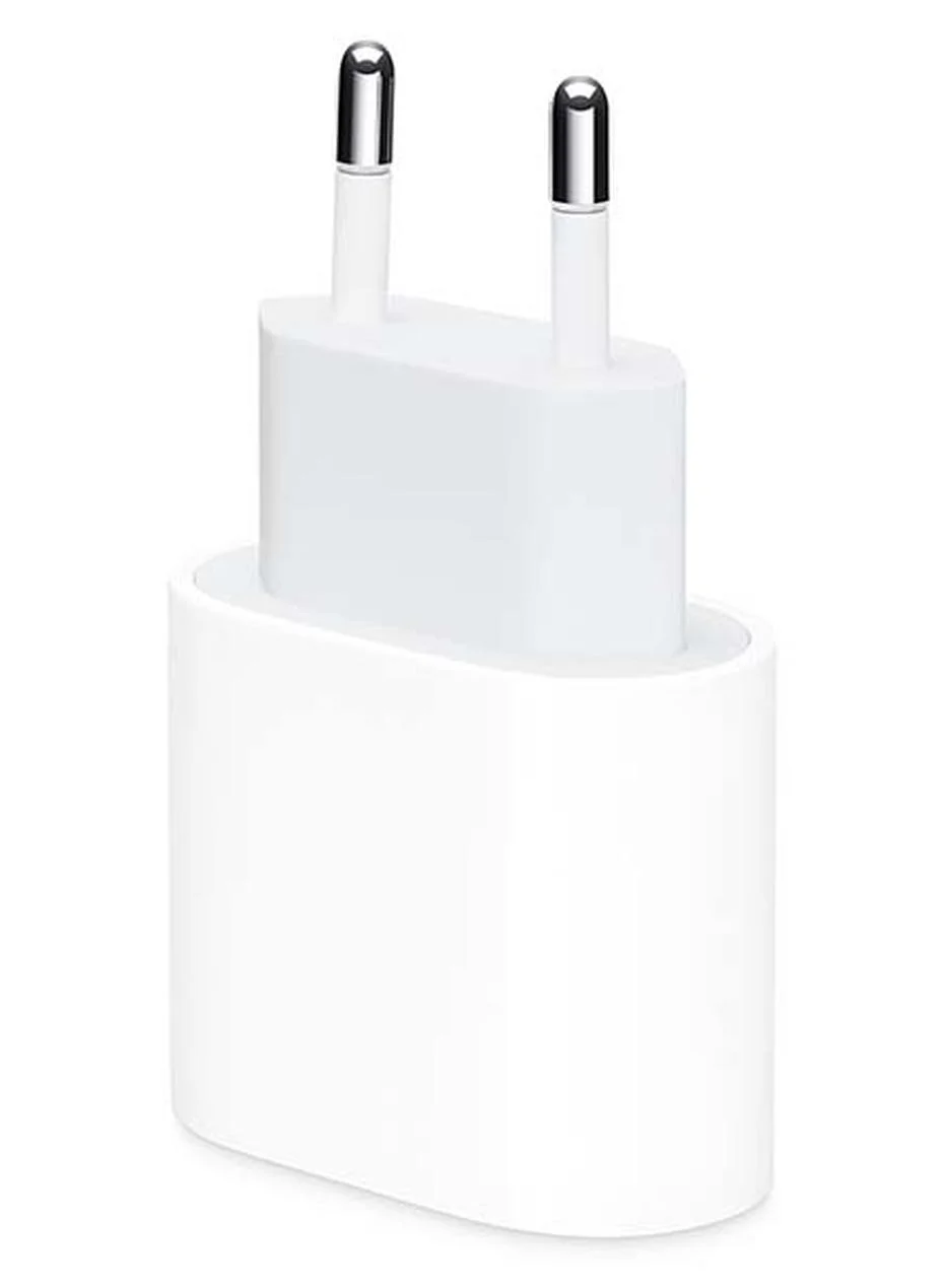 Premium Smart 20W USB-C Power Adapter Fast Charging Wall Charger (White, 1 Piece) q7wzs
