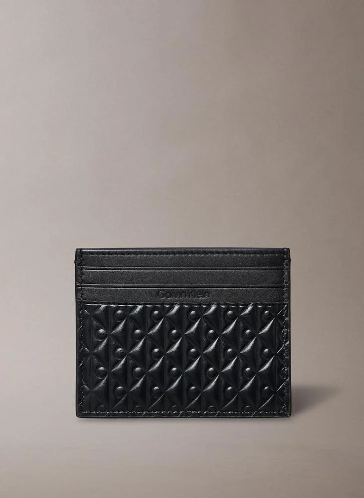 Premium Embossed Card Holder Minimalist Slim Leather Wallet for Men and Women szbyx