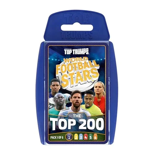 World Football Stars Card Game Premium Educational Strategy Set (200 Cards) 1hijc