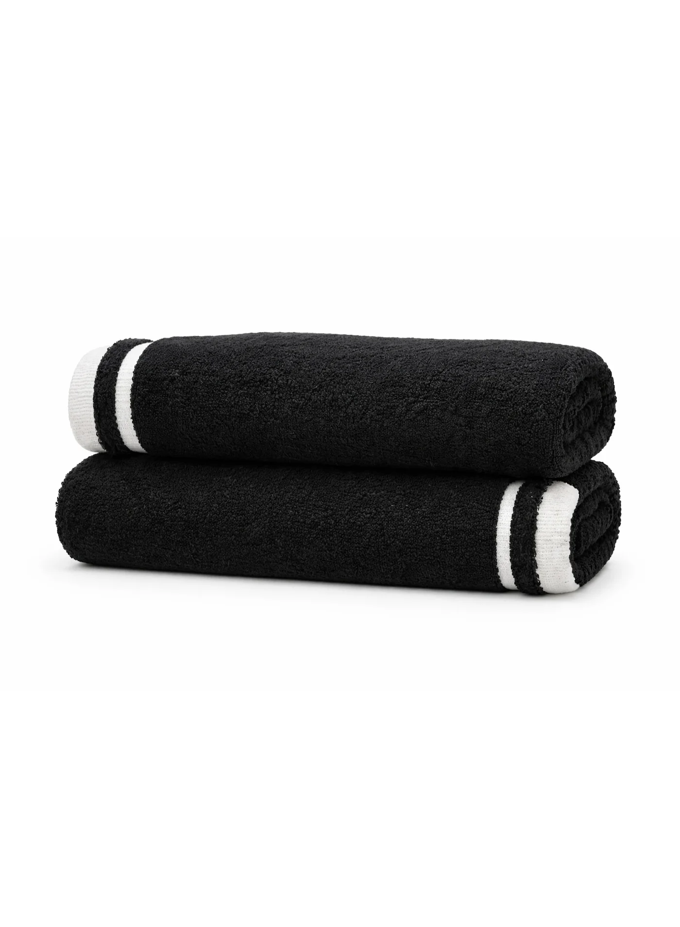Bliss Casa Oversized Beach Towels Premium Cotton Cabana Stripe Highly Absorbent Soft Pool Towel (Set of 2, 180 cm x 90 cm) rroj5