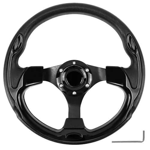 QYMOPAY Golf Cart Steering Wheel Universal Replacement Grip (13.5 inch) tcxtp