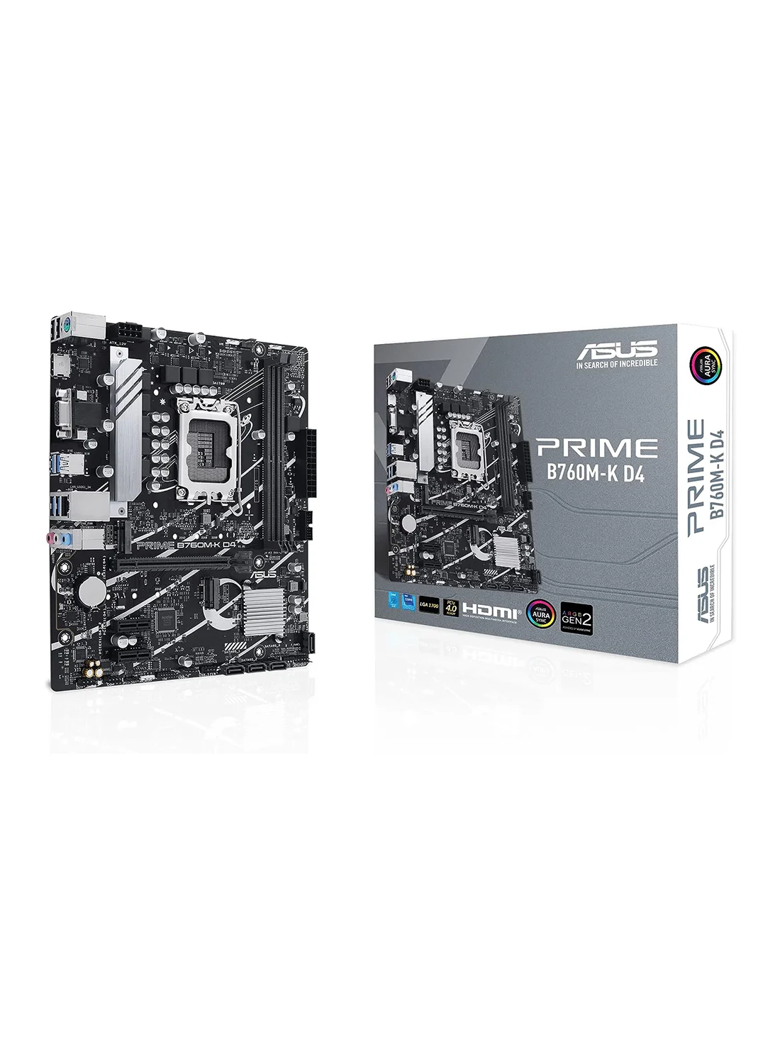 Premium B760M-K Micro-ATX Motherboard LGA 1700 Socket with DDR5 Support and PCIe 4.0 Connectivity (Black) i31zh