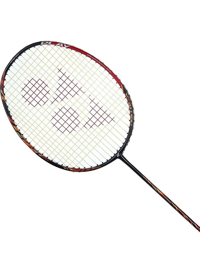 Premium Badminton Racquet Professional Lightweight Graphite Frame (Cherry Sunburst, 80 g) qr2dn