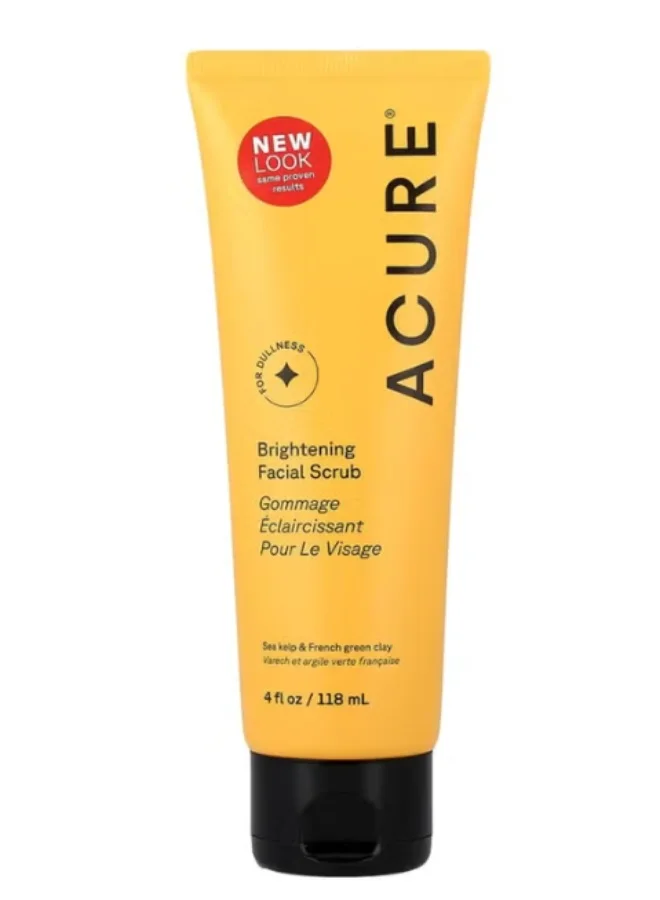 Brightening Facial Scrub with Sea Kelp and French Green Clay for Exfoliation (118 mL) w7ue0