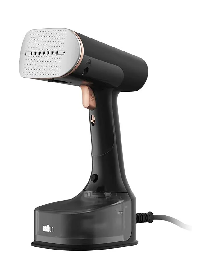 Premium Handheld Garment Steamer High-Efficiency Fabric Wrinkle Remover (Black, 250 mL) 4dnuq