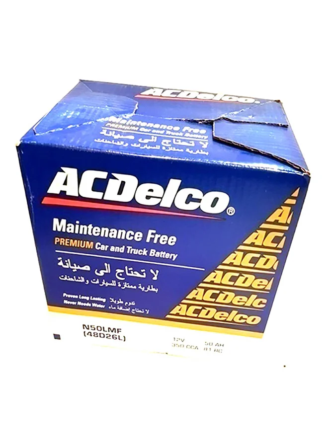 ACDelco 48D26L Automotive Battery Premium Maintenance-Free Power Source (50Ah, 12V) b8j6v