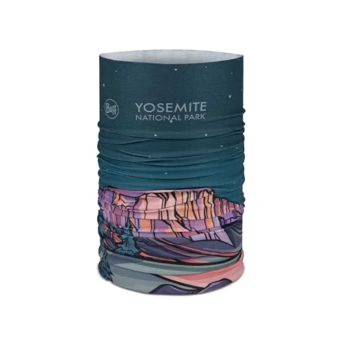 Premium UV Protection Neck Gaiter Balaclava Face Mask Breathable Cooling Fabric for Outdoor Sports (One Size, Yosemite National Park Print) omiso