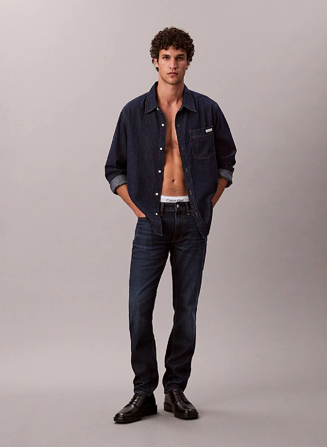 Premium Slim Fit Jeans for Men Classic Denim Trousers Comfortable Everyday Wear (Blue, 32W x 32L) m8bb3